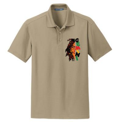 Gemini Girl Afro Locs Girl Zodiac Signs Birthday Girl Dry Zone Grid Polo