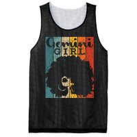 Gemini Girl Afro Natural Hair Diva Black Woman Zodiac Mesh Reversible Basketball Jersey Tank