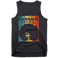 Gemini Girl Afro Natural Hair Diva Black Woman Zodiac Tank Top