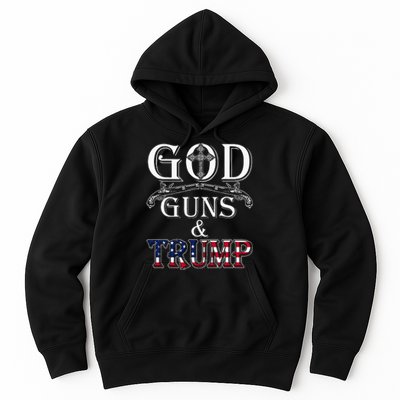 God Guns And Trump 2nd Amendment Hoodie