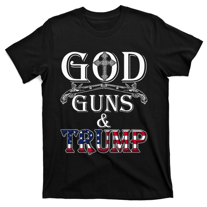 God Guns And Trump 2nd Amendment T-Shirt