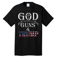 God Guns And Trump 2nd Amendment Tall T-Shirt