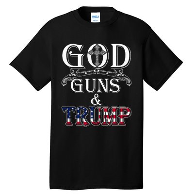 God Guns And Trump 2nd Amendment Tall T-Shirt