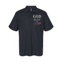 God Guns And Trump 2nd Amendment Softstyle Adult Sport Polo