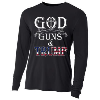 God Guns And Trump 2nd Amendment Cooling Performance Long Sleeve Crew