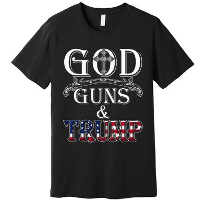 God Guns And Trump 2nd Amendment Premium T-Shirt