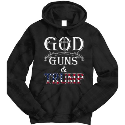 God Guns And Trump 2nd Amendment Tie Dye Hoodie