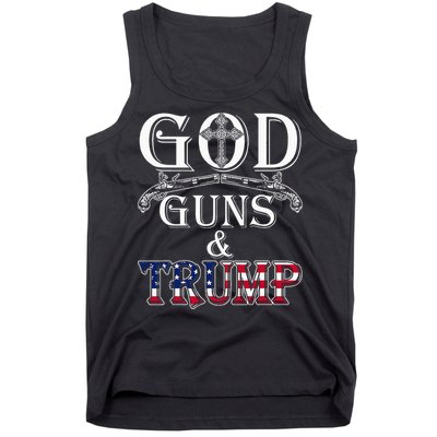 God Guns And Trump 2nd Amendment Tank Top