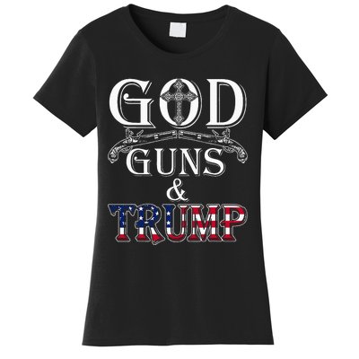 God Guns And Trump 2nd Amendment Women's T-Shirt