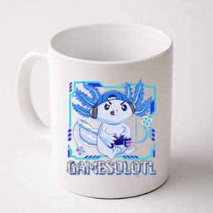 Gamesolotl Gamer Axolotl Video Games Anime Lizard Coffee Mug