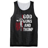 God Guns And Trump 2nd Amendment Flag Ar15 American Flag Mesh Reversible Basketball Jersey Tank