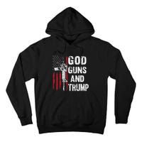 God Guns And Trump 2nd Amendment Flag Ar15 American Flag Tall Hoodie