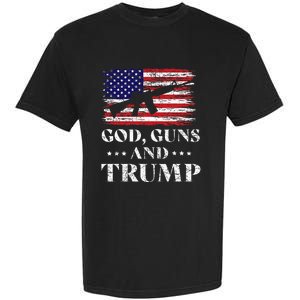 God Guns And Trump Donald Trump For President 2020 Garment-Dyed Heavyweight T-Shirt