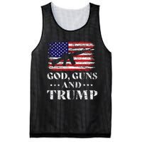 God Guns And Trump Donald Trump For President 2020 Mesh Reversible Basketball Jersey Tank