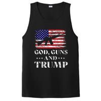 God Guns And Trump Donald Trump For President 2020 PosiCharge Competitor Tank