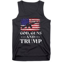 God Guns And Trump Donald Trump For President 2020 Tank Top