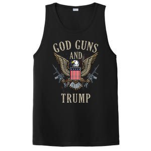 God Guns And Trump 2nd Amendment Flag Ar15 American Flag PosiCharge Competitor Tank