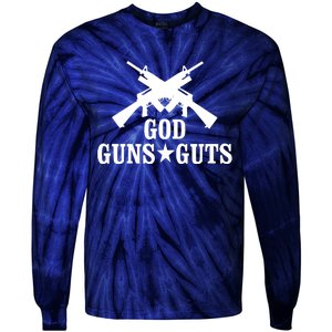 God Guns And Guts Tie-Dye Long Sleeve Shirt