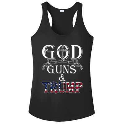 God Guns And Trump 2nd Adt Trump 45 Ladies PosiCharge Competitor Racerback Tank