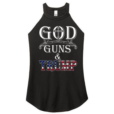 God Guns And Trump 2nd Adt Trump 45 Women’s Perfect Tri Rocker Tank