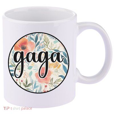 Gaga 11oz C Handle Ceramic Mug
