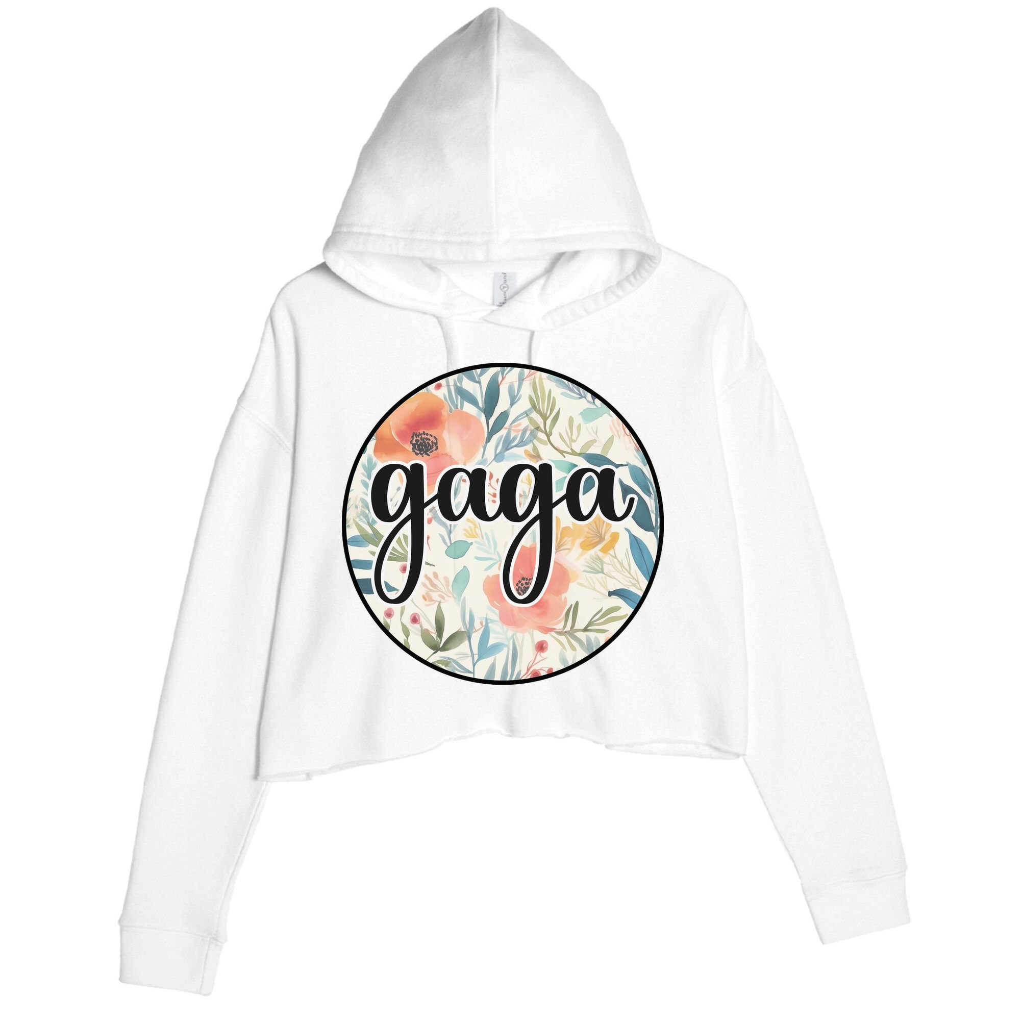 Gaga Crop Fleece Hoodie