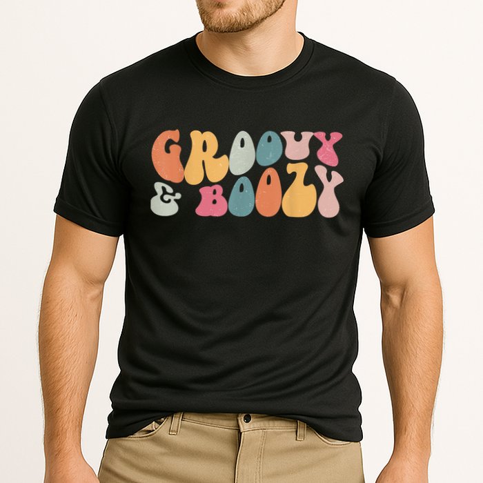 Groovy Groovy And Boozy Bachelorette Party Bridal Performance Shirt