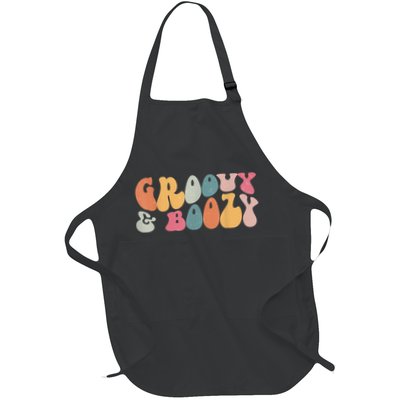 Groovy Groovy And Boozy Bachelorette Party Bridal Apron