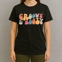 Groovy Groovy And Boozy Bachelorette Party Bridal T-Shirt