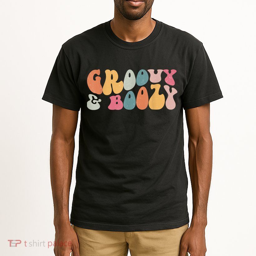 Groovy Groovy And Boozy Bachelorette Party Bridal Tall T-Shirt