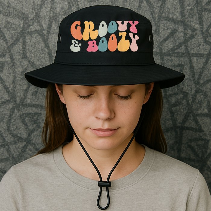 Groovy Groovy And Boozy Bachelorette Party Bridal Bucket Hat
