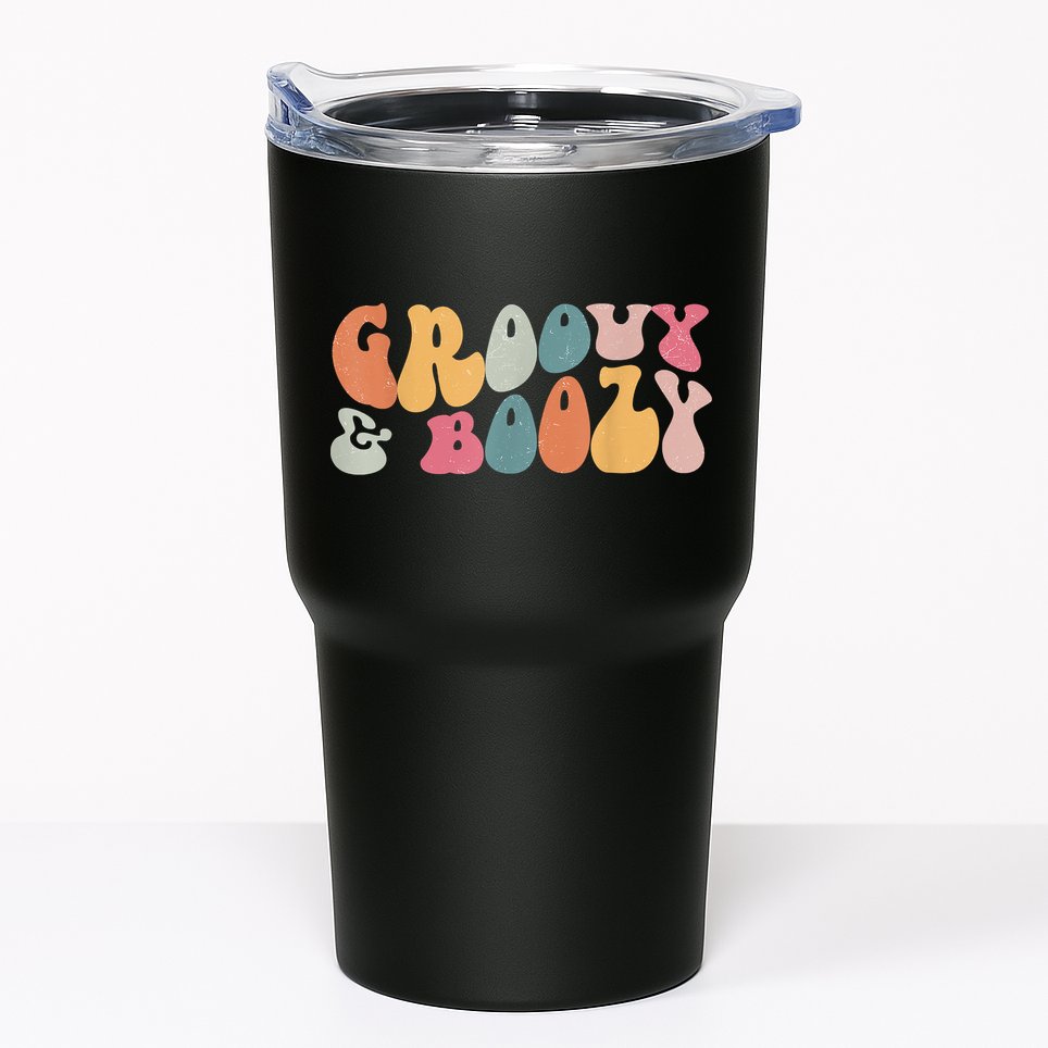 Groovy Groovy And Boozy Bachelorette Party Bridal Tumbler