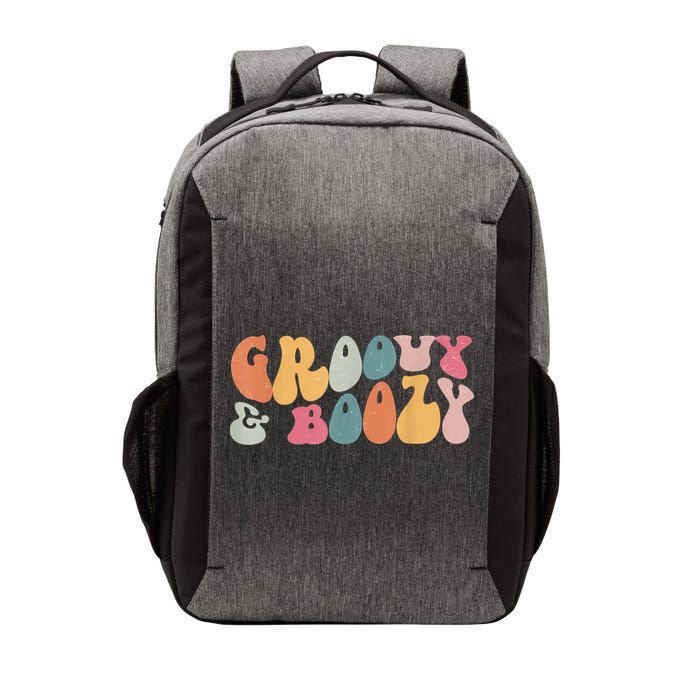 Groovy Groovy And Boozy Bachelorette Party Bridal Vector Backpack