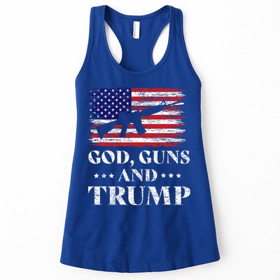 God Guns And Trump Womens Tank Top
