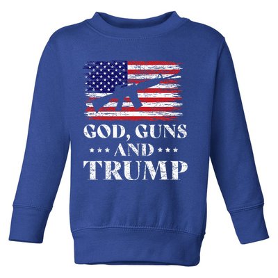 God Guns And Trump Toddler Sweatshirt