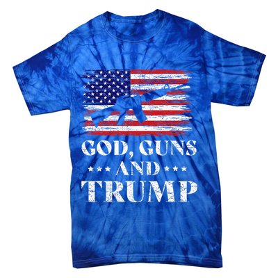 God Guns And Trump Tie-Dye T-Shirt