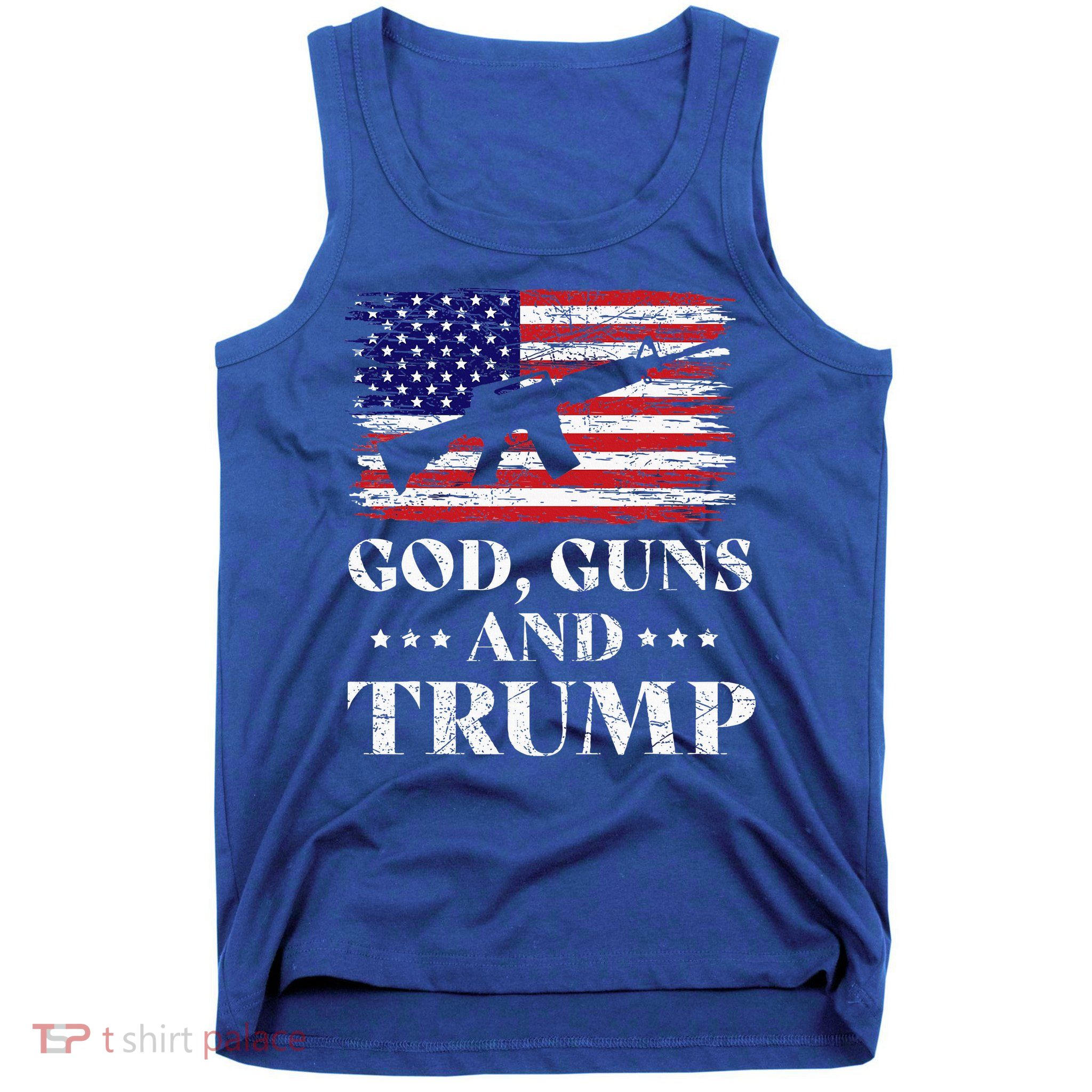 God Guns And Trump Tank Top