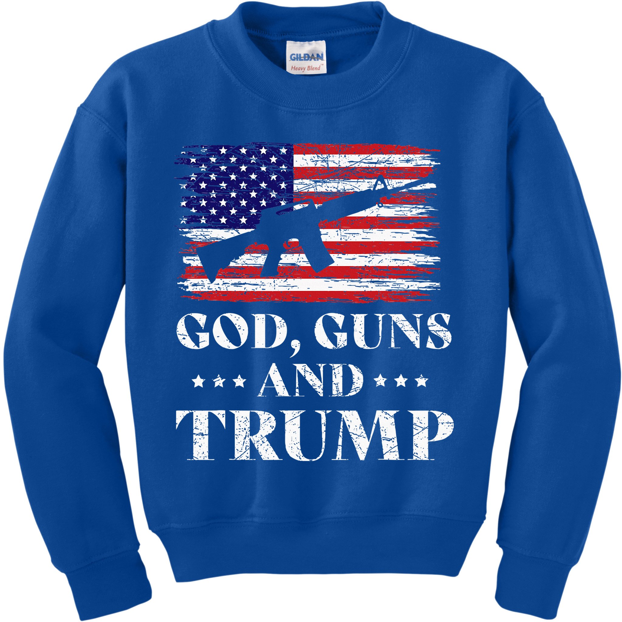 God Guns And Trump Kids Sweatshirt