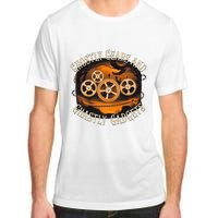 Ghostly Gears And Gadgets Mechanical Engineering Halloween Adult ChromaSoft Performance T-Shirt