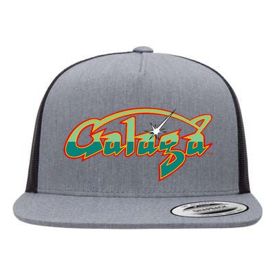 Galaga Flat Bill Trucker Hat