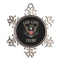 God Guns And Trump 2nd Amendment Flag Ar15 American Flag Metallic Star Ornament