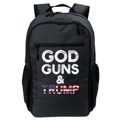 God Guns and Trump 2nd Amendment Pro Gun Hoodie Gift Daily Commute Backpack