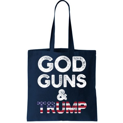 God Guns and Trump 2nd Amendment Pro Gun Hoodie Gift Tote Bag