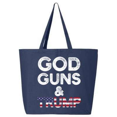 God Guns and Trump 2nd Amendment Pro Gun Hoodie Gift 25L Jumbo Tote