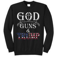 God Guns And Trump 2nd Amendment Trump 45 Sweatshirt