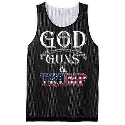 God Guns And Trump 2nd Amendment Trump 45 Mesh Reversible Basketball Jersey Tank