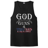 God Guns And Trump 2nd Amendment Trump 45 PosiCharge Competitor Tank