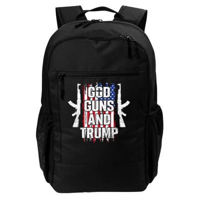 God Guns And Trump 2024 Daily Commute Backpack