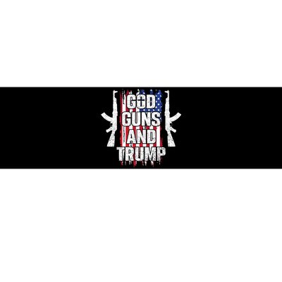 God Guns And Trump 2024 Bumper Sticker