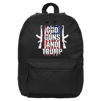 God Guns And Trump 2024 16 in Basic Backpack